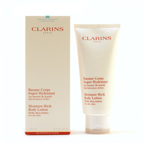 Cologne - CLARINS MOISTURE-RICH BODY LOTION WITH SHEA BUTTER FOR DRY SKIN, 6.5 OZ