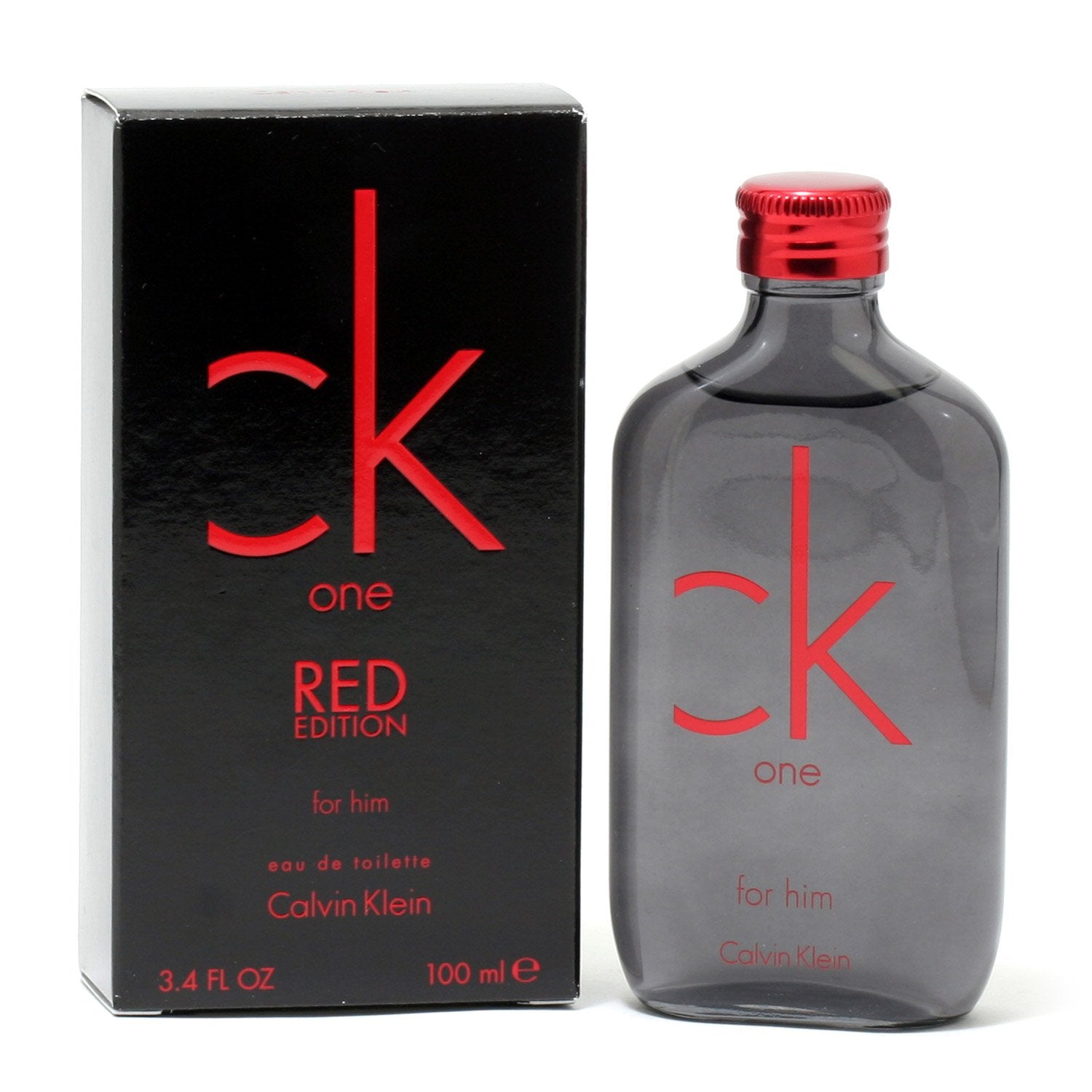 CK ONE RED FOR MEN BY CALVIN KLEIN - EAU DE TOILETTE SPRAY, 3.4 OZ –  Fragrance Room