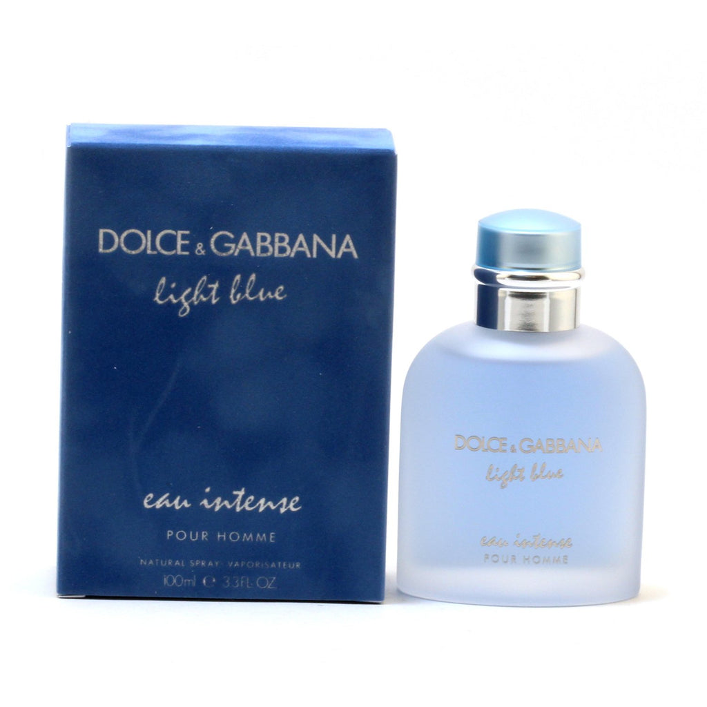 DOLCE & GABBANA LIGHT BLUE EAU INTENSE FOR MEN - EAU DE PARFUM SPRAY ...