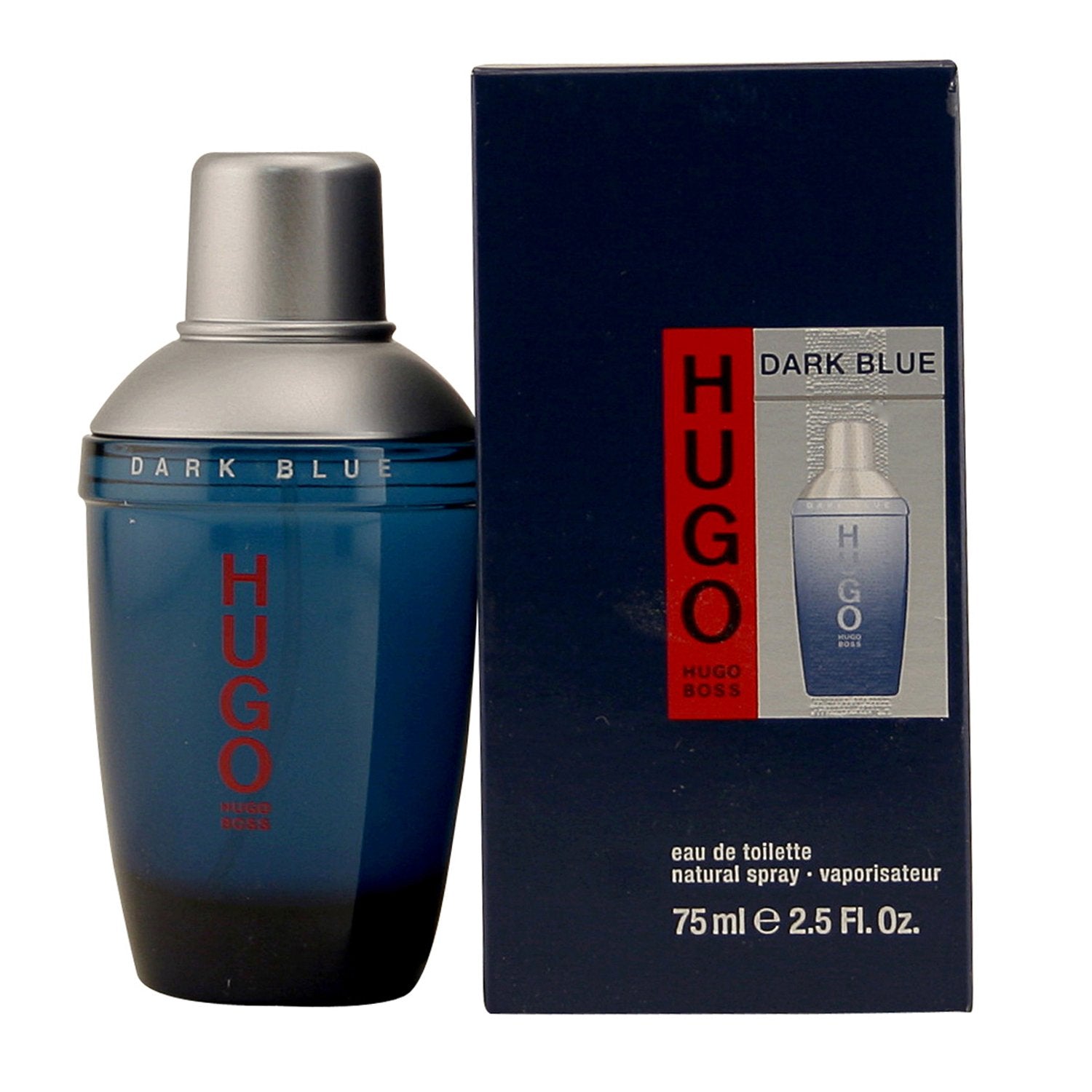 Cologne - HUGO DARK BLUE FOR MEN BY HUGO BOSS - EAU DE TOILETTE SPRAY, 2.5 OZ