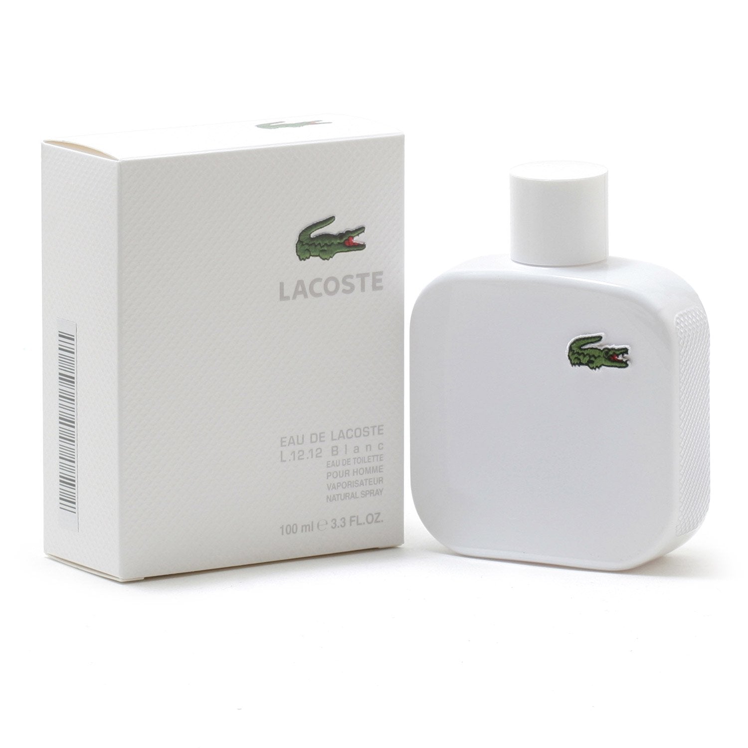 LACOSTE EAU DE LACOSTE L.12.12 BLANC FOR MEN EAU TOILETTE SPRAY – Fragrance