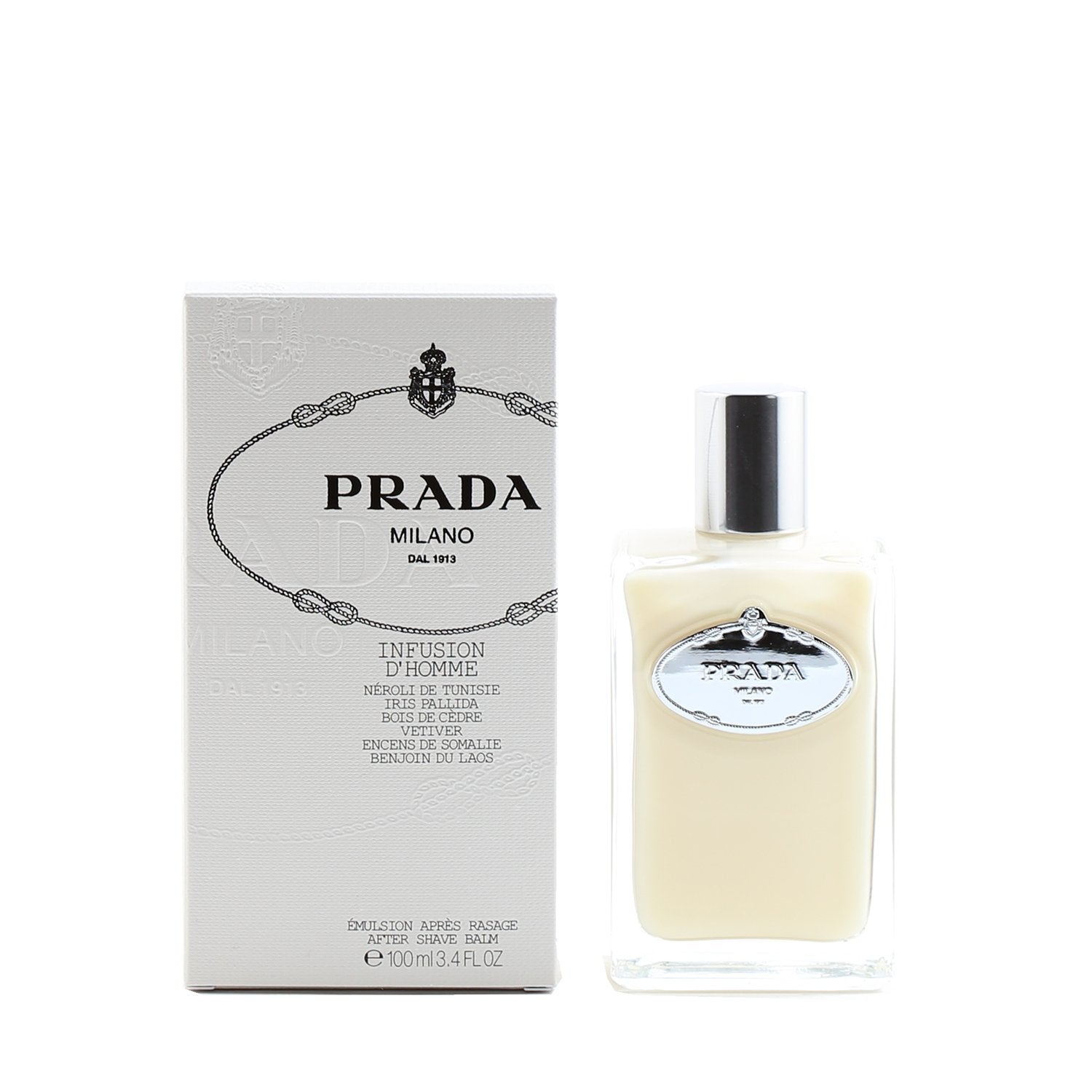 Cologne - PRADA INFUSION D'HOMME - AFTER SHAVE BALM, 3.4 OZ.