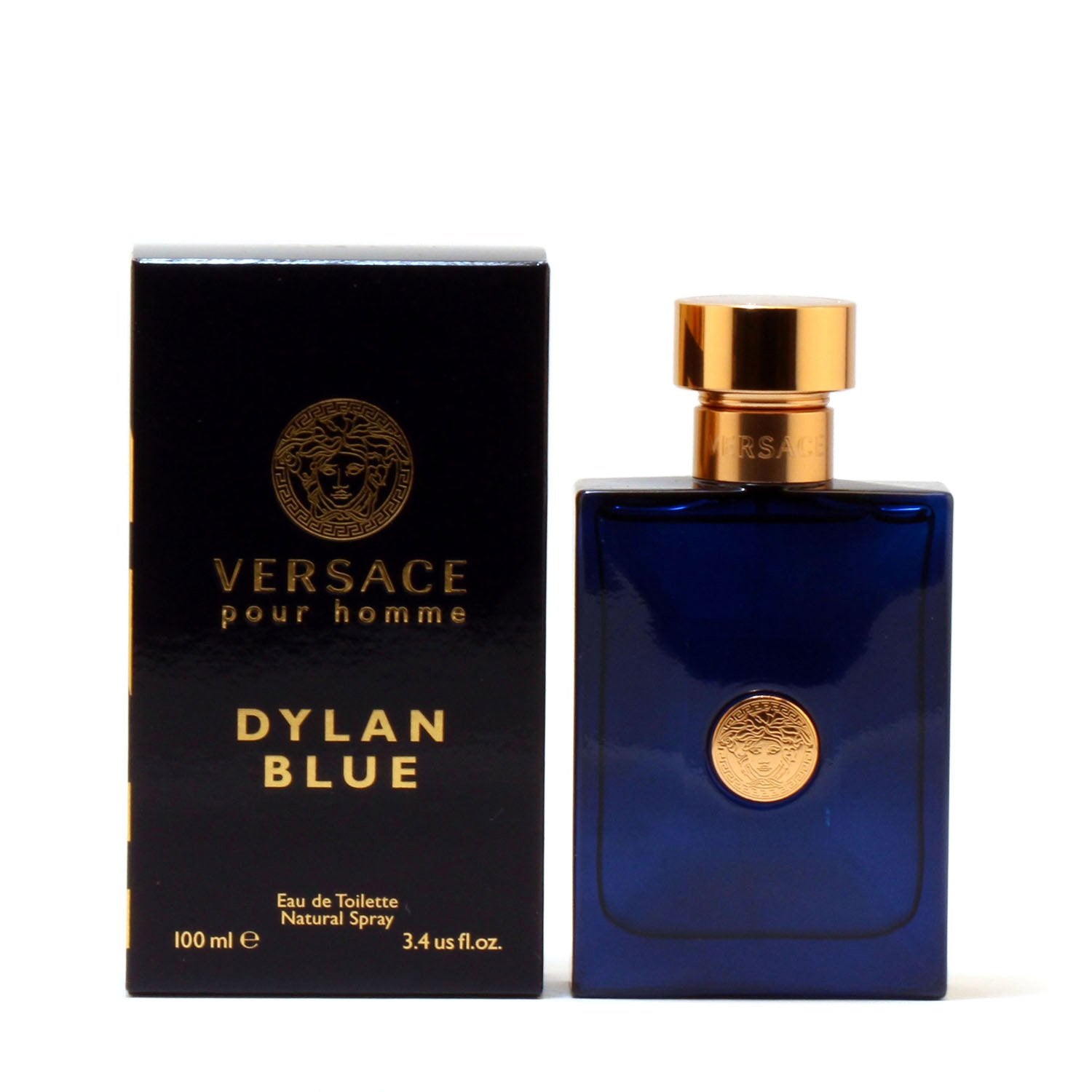 Versace Dylan Blue Eau De Toilette, Cologne for Men, 3.4 oz 