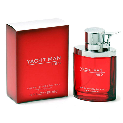 Cologne - YACHT MAN RED - EAU DE TOILETTE SPRAY, 3.4 OZ