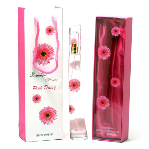 Perfume - BEAUTIFUL FLOWER PINK DAISY FOR WOMEN - EAU DE PARFUM SPRAY, 3.4 OZ