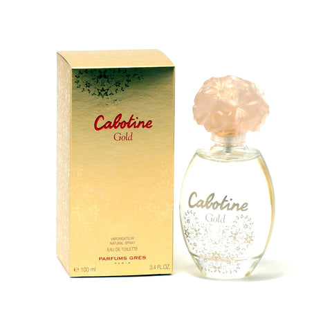 Perfume - CABOTINE GOLD FOR WOMEN BY PARFUMS GRES - EAU DE TOILETTE SPRAY, 3.4 OZ