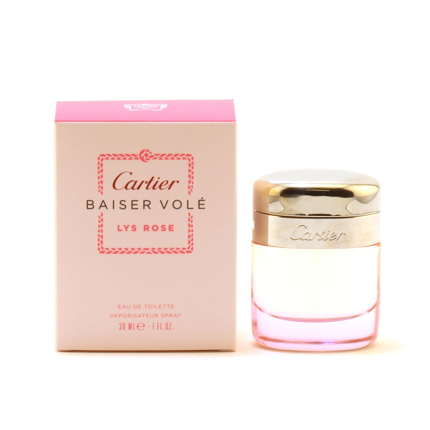Perfume - CARTIER BAISER VOLE LYS ROSE FOR WOMEN - EAU DE TOILETTE SPRAY