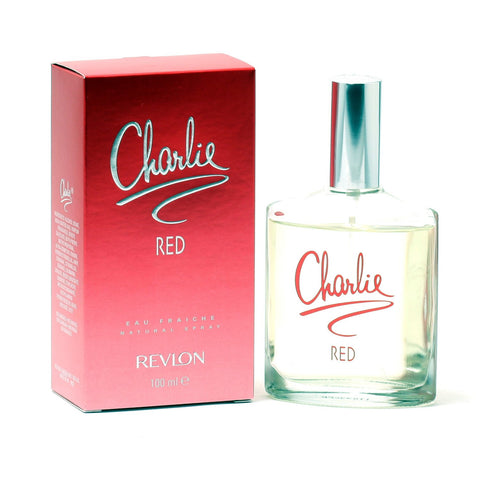 Perfume - CHARLIE RED FOR WOMEN BY REVLON - EAU FRAICHE SPRAY, 3.4 OZ