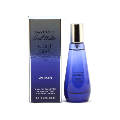 Perfume - COOL WATER NIGHT DIVE FOR WOMEN BY DAVIDOFF - EAU DE TOILETTE SPRAY, 1.7 OZ