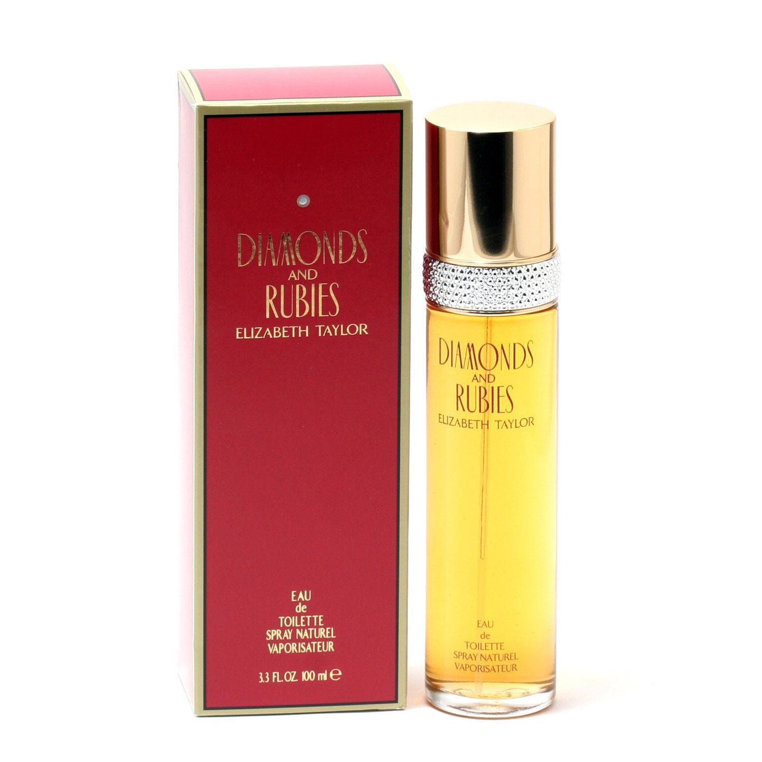 Perfume - DIAMONDS & RUBIES FOR WOMEN BY ELIZABETH TAYLOR - EAU DE TOILETTE SPRAY, 3.3 OZ