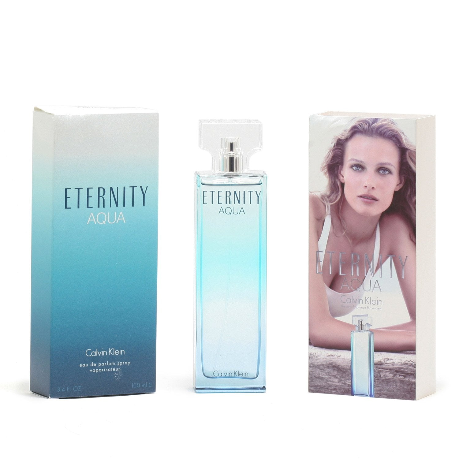 Perfume - ETERNITY AQUA FOR WOMEN BY CALVIN KLEIN - EAU DE PARFUM SPRAY, 3.4 OZ