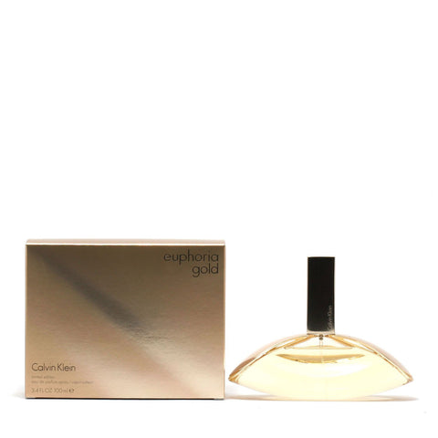 Perfume - EUPHORIA LIQUID GOLD FOR WOMEN BY CALVIN KLEIN - EAU DE PARFUM SPRAY, 3.4 OZ
