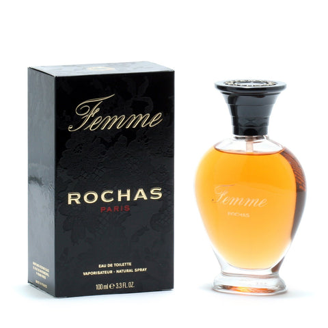 Perfume - FEMME FOR WOMEN BY ROCHAS - EAU DE TOILETTE SPRAY, 3.3 OZ