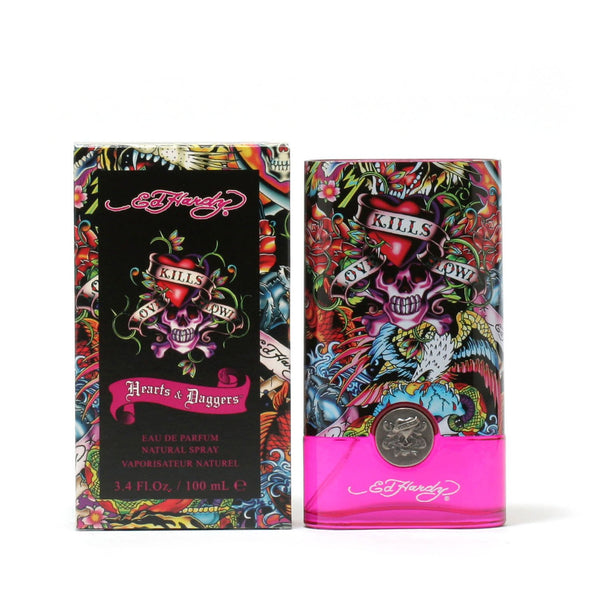 HEARTS AND DAGGERS BY ED HARDY FOR WOMEN EAU DE PARFUM SPRAY