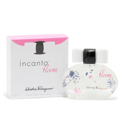 Perfume - INCANTO BLOOM FOR WOMEN BY SALVATORE FERRAGAMO - EAU DE TOILETTE SPRAY, 3.4 OZ