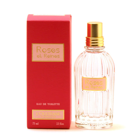 Perfume - L'OCCITANE ROSES ET REINES FOR WOMEN - EAU DE TOILETTE, 2.5 OZ