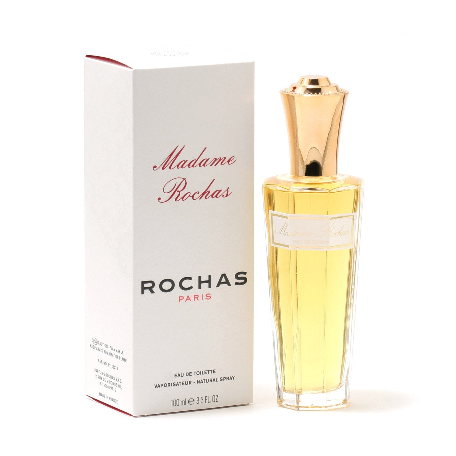 Perfume - MADAME ROCHAS FOR WOMEN BY ROCHAS - EAU DE TOILETTE SPRAY, 3.3 OZ
