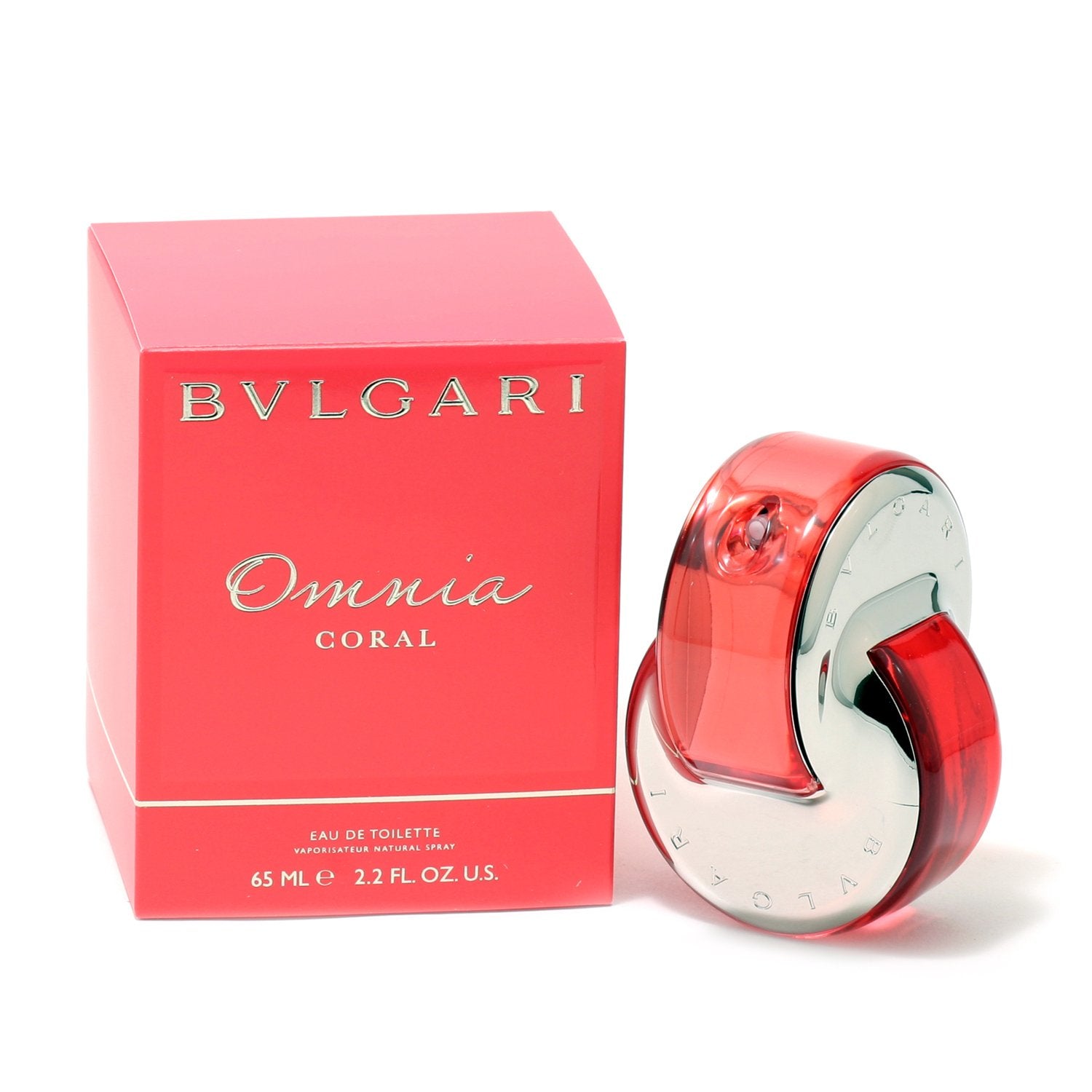 Perfume - OMNIA CORAL FOR WOMEN BY BVLGARI - EAU DE TOILETTE SPRAY, 2.2 OZ