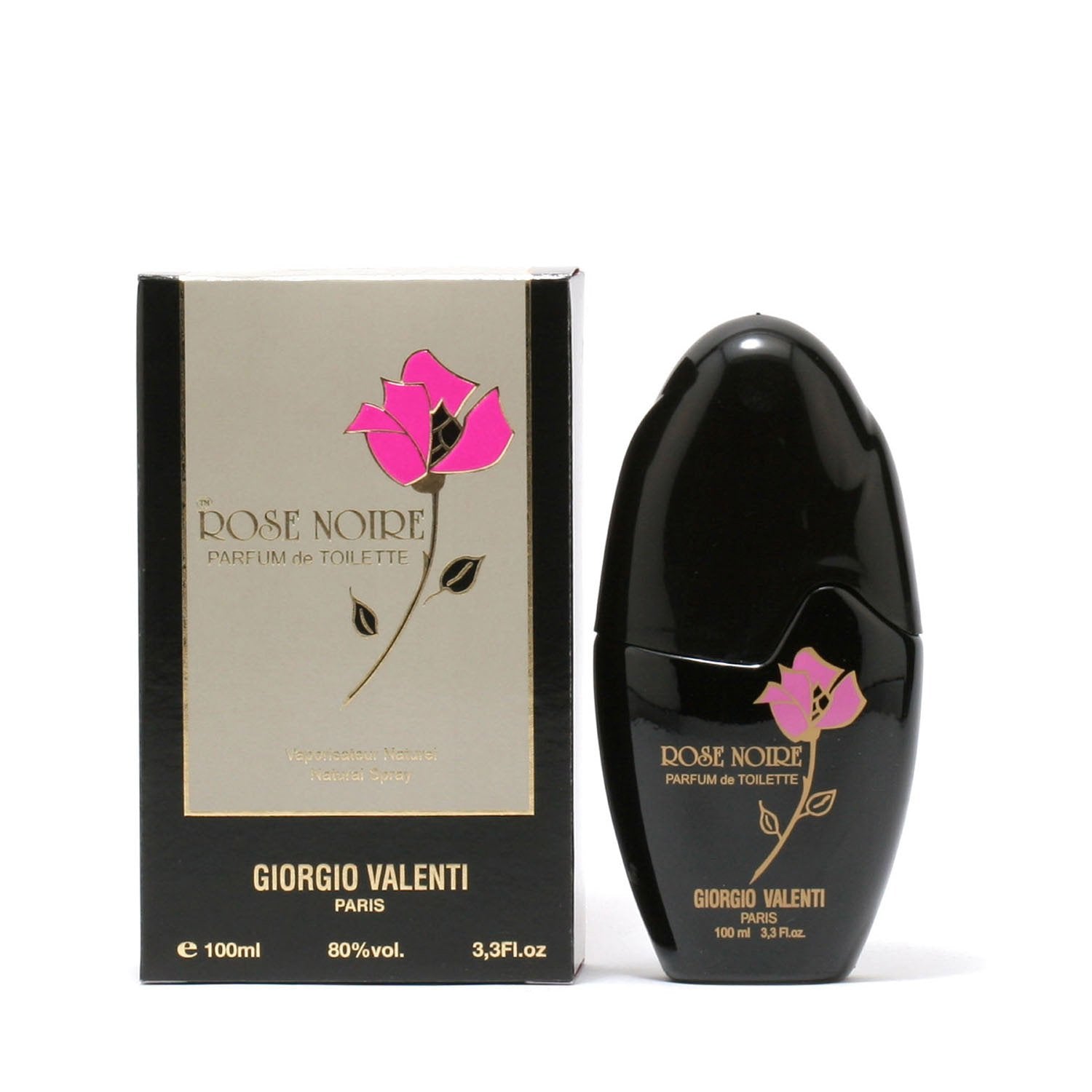 Perfume - ROSE NOIR FOR WOMEN BY GIORGIO VALENTI - PARFUM DE TOILETTE SPRAY, 3.3 OZ