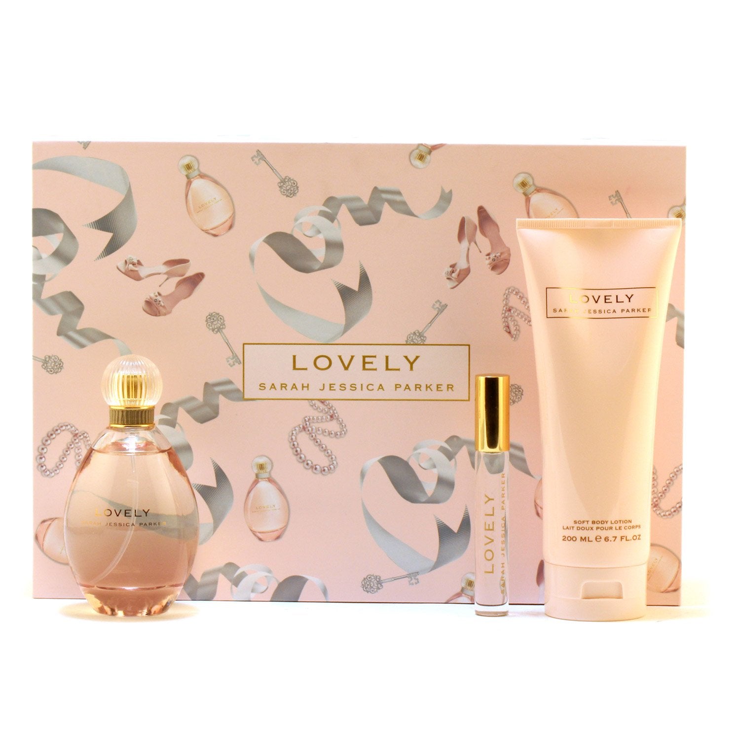 Perfume Sets - LOVELY FOR WOMEN BY SARAH JESSICA PARKER - GIFT SET