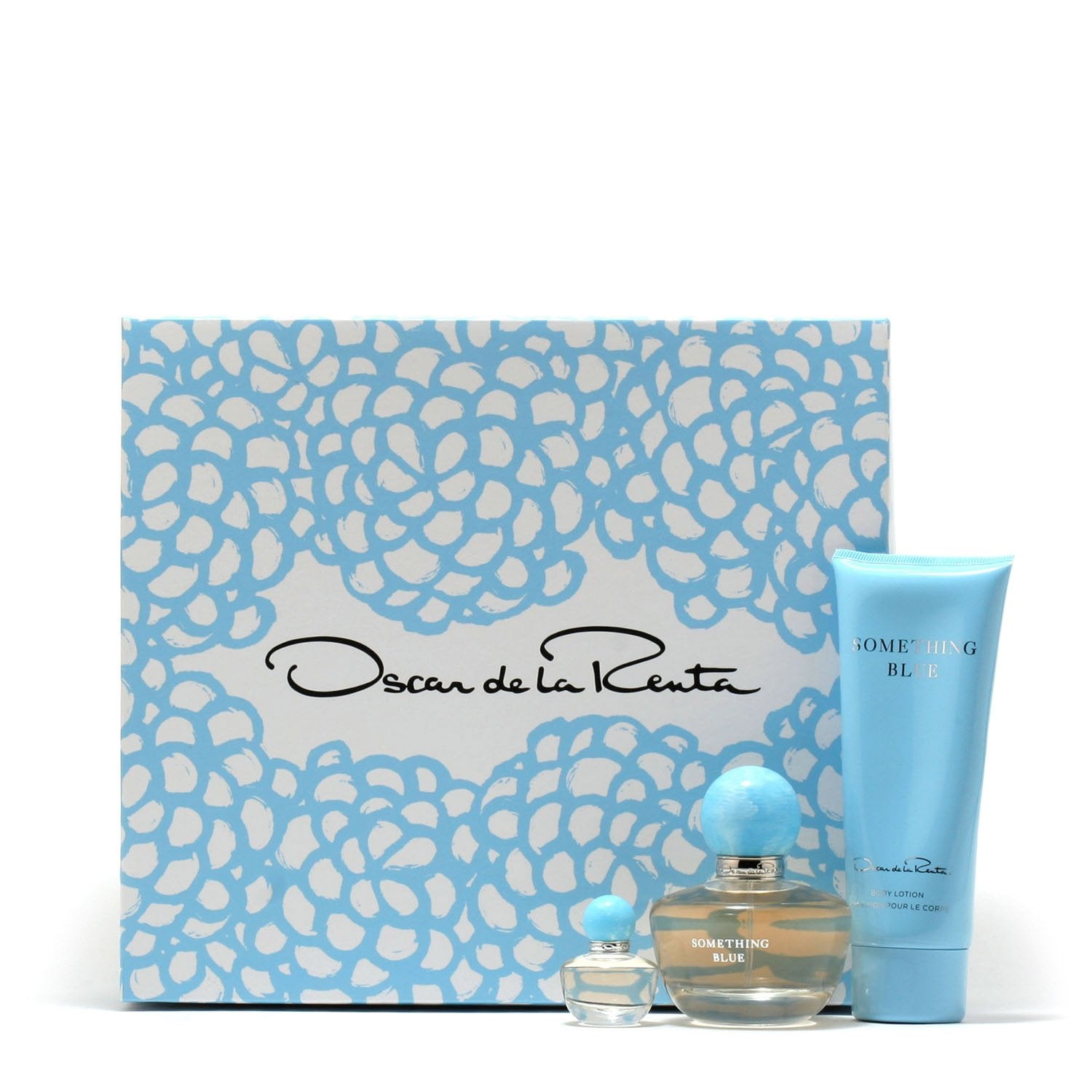 Perfume Sets - OSCAR DE LA RENTA SOMETHING BLUE FOR WOMEN - GIFT SET