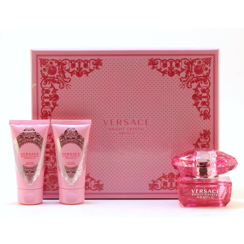 Perfume Sets - VERSACE BRIGHT CRYSTAL ABSOLU FOR WOMEN - GIFT SET
