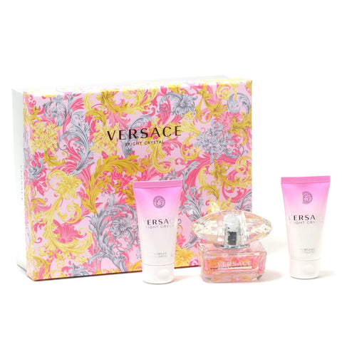 Perfume Sets - VERSACE BRIGHT CRYSTAL FOR WOMEN - GIFT SET