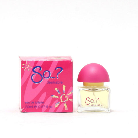 Perfume - SO...? DESIRABLE FOR WOMEN BY ELIZABETH ARDEN - EAU DE TOILETTE SPRAY, 0.67 OZ