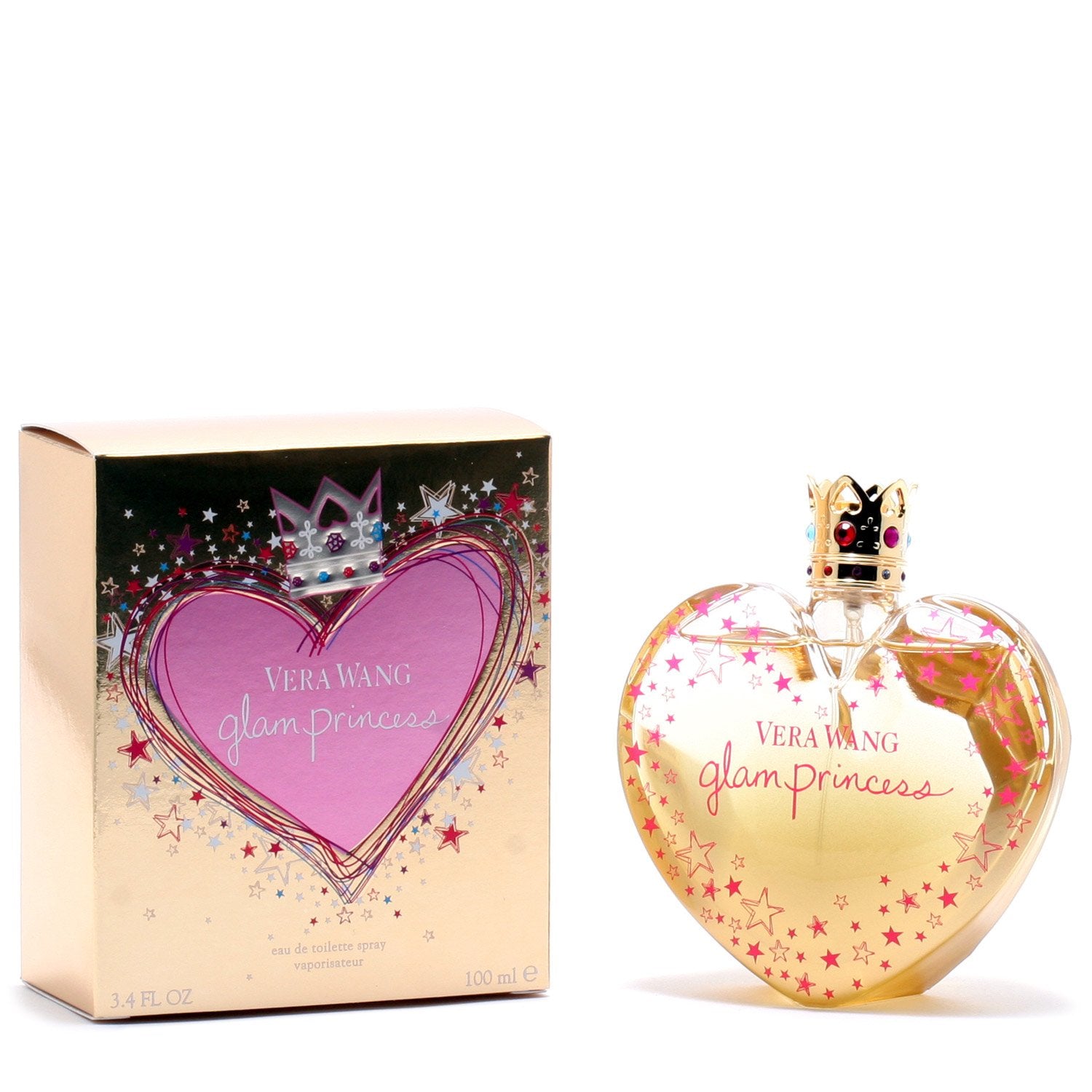 Perfume - VERA WANG GLAM PRINCESS FOR WOMEN - EAU DE TOILETTE SPRAY, 3.4 OZ